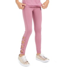 Ideology Big Girls Printed Caged Leggings (Purple, L)