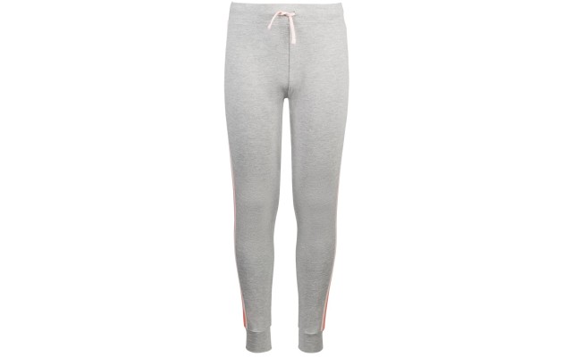  Big Girls Side-Stripe Sweatpants (Pastel Grey, XL)