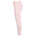  Little Girls Caged-Side Leggings (Pastel Pink, 6)