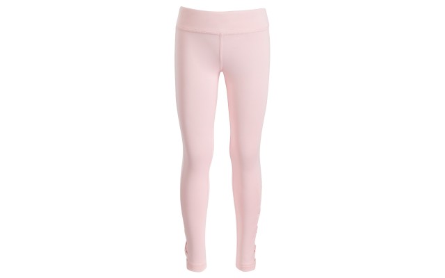  Little Girls Caged-Side Leggings (Pastel Pink, 6)