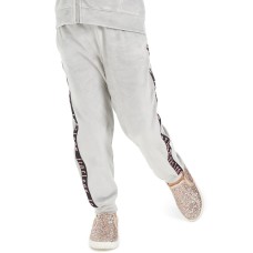 Ideology Little Girls Side-Taped Velour Sweatpants