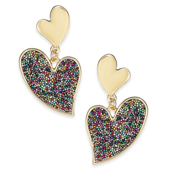 INC Gold-Tone Multicolor Bead Drop Earrings