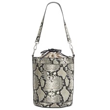 INC International Concepts Ajae Snake Bucket Bag, Beige