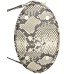  Ajae Snake Bucket Bag, Beige