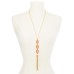  Bead & Chain Tassel Pendant Necklace (26+3)