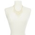 Bead & Imitation Pearl Shaky Flower Statement Necklace