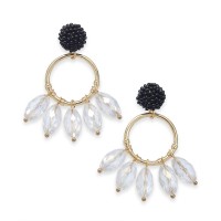 INC International Concepts Circle & Shaky Bead Drop Earrings