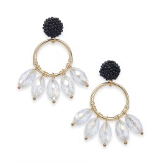 INC International Concepts Circle & Shaky Bead Drop Earrings