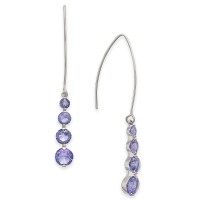 INC International Concepts Crystal Graduated Threader Earrings