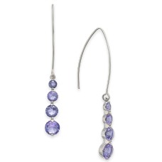 INC International Concepts Crystal Graduated Threader Earrings