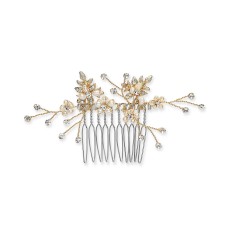 INC International Concepts Crystal & Imitation Pearl Small Hair Comb