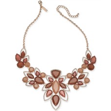 INC International Concepts Crystal & Stone Statement Necklace (Purple)
