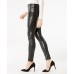  Faux Leather Party Pants (Black, 10)