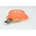  Gold-Tone 4-Pc. Set Beaded Stretch Bracelets (Coral)