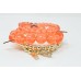  Gold-Tone 4-Pc. Set Beaded Stretch Bracelets (Coral)