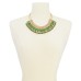  Gold-Tone Multi-Bead Statement Necklace (18+3)