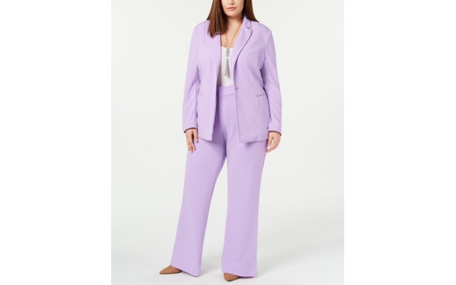  I.N.C. Plus Size One-Button Blazer