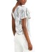  INC Asymmetrical Silver Top (Gray), Gray, X-Small