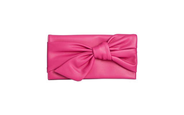  INC Bowah Hands Through Clutch, Pink