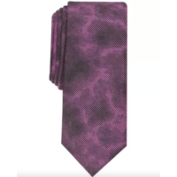 INC International Concepts INC Men’s Static Abstract Slim Tie (Magenta, One Size)