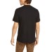  INC Men's Zipper V-Neck T-Shirt with Faux-Leather Piecing, Black, Medium