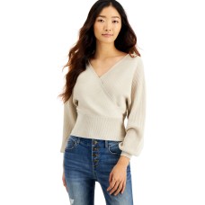 INC International Concepts INC Metallic Surplice Sweater