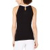  INC Petite Colorblocked Tank Top (Deep Black, P/L)