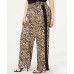  INC Plus Size Smocked-Waist Animal-Print Pants