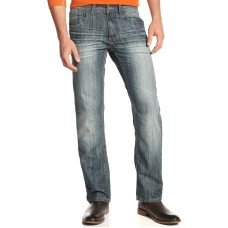 INC International Concepts INC Stretch Slim Straight Jeans Medium Wash 30×30