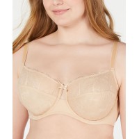 INC International Concepts INC Women's Plus Size Unlined Lace Bra (Frappe), Frappe, 42 C
