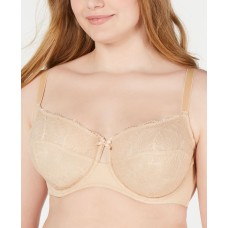 INC International Concepts INC Women's Plus Size Unlined Lace Bra (Frappe)