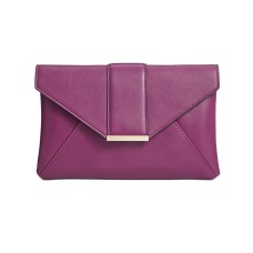 INC International Concepts Luci Envelope Clutch Bag, Purple
