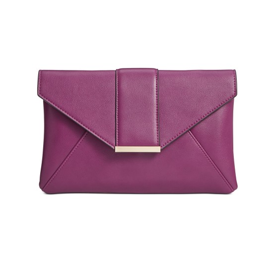  Luci Envelope Clutch Bag, Purple