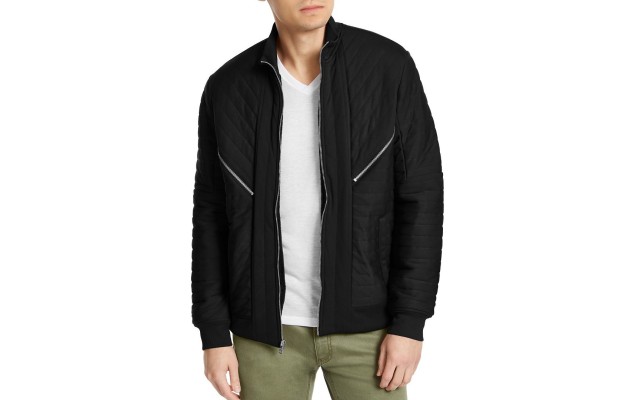 Men’s Burton Quilted Jacket (Black, L)