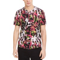 INC International Concepts  Mens Graffiti T-Shirts, Black, X-Large