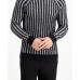  Men’s Jack Ribbed Sweater (Deep Black, Small)