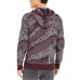  Men’s Jax Hooded Knit Sweater (Purple, XL)