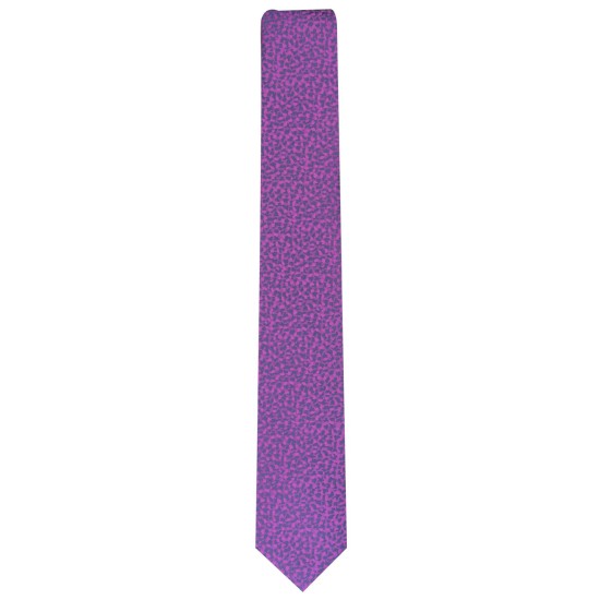  Men’s Skinny Abstract Tie (Purple)