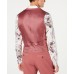 Men’s Slim-Fit Dusty Red Vest (Mauve Pink, XXL)