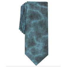 INC International Concepts Men’s Static Abstract Slim Tie (Aqua, One Size)