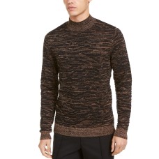 INC International Concepts  ONYX Men’s Turtleneck Sweater, Black/Gold, XL