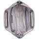  Open Handle Clutch Crossbody Bag, Gray