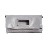 INC International Concepts Open Handle Clutch Crossbody Bag, Gray