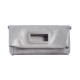  Open Handle Clutch Crossbody Bag, Gray