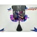  Purple Multicolor Shades Resin Earrings