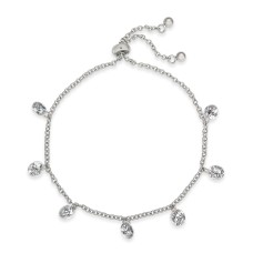 INC International Concepts Silver-Tone Cubic Zirconia Shaky Slider Bracelet