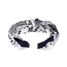 INC International Concepts Snake-Print Knotted Fabric Headbands