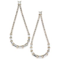 INC International Concepts Teardrop Crystal Earrings