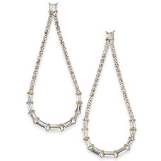 INC International Concepts Teardrop Crystal Earrings