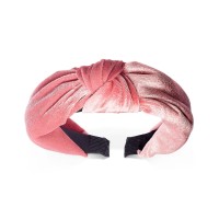 INC International Concepts Velvet Knotted Headbands, Pink